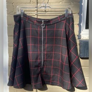 Black & Red Skater skirt